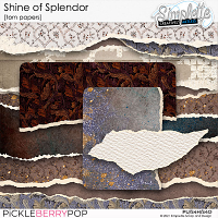 Shine of Splendor (torn papers) by Simplette