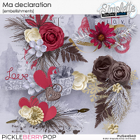 Ma Declaration (embellishments) by Simplette