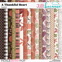 A Thankful Heart Papers by JB Studio