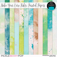 Make Your Own Rules: Painted Papers