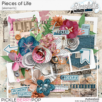 Pieces of Life (elements) by Simplette