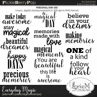 Everyday Magic Digital Stamps