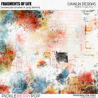 Fragments of Life - watercolor brushes