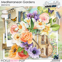 Mediterranean Gardens (elements) by Simplette