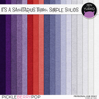 It's a Sagittarius Thing: Simple Solids