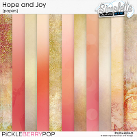 Hope and Joy (papers) by Simplette