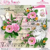 Little Moments Clusters and Word Arts by Indigo Designs by Anna   