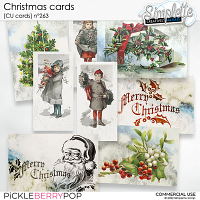 Christmas cards (CU cards) 263 by Simplette