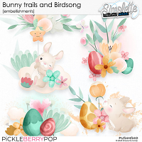 Bunny Trails and Birdsong (embellishments) by Simplette