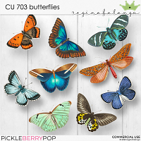 CU 703 BUTTERFLIES