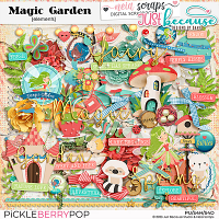 Magic Garden Elements by JB Studio & Neia Scraps