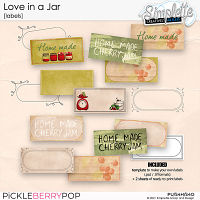 Love in a Jar (labels) by Simplette