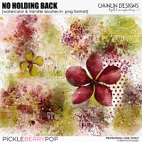 No Holding Back - watercolor & transfer brushes in .png format
