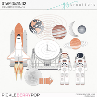 Star Gazing2 Layered Templates (CU)