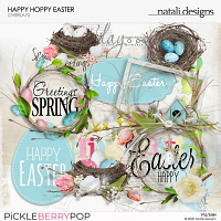 Happy Hoppy Easter Overlays