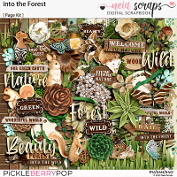 Into the Forest - Page Kit - by Neia Scraps