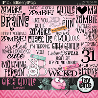 Girly Ghouls WordArt