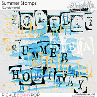 Summer Stamps (CU elements)