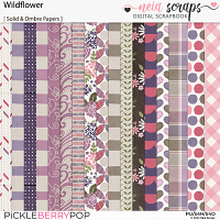 Wildflower - Patterned Papers - by Neia Scraps