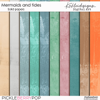 Mermaids and Tides solid papers