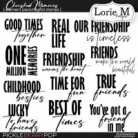 Cherished Memories Digital Stamps (Friends)