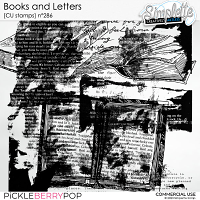 Books and Letters (CU elements) 286 by Simplette