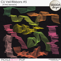 CU veil ribbons #5 by Sekada Designs