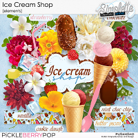 Ice Cream Shop (elements) by Simplette