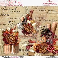 Old Story Clusters and Word Arts by Indigo Designs by Anna