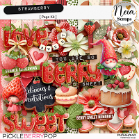 Strawberry - Page Kit - by Neia Scraps