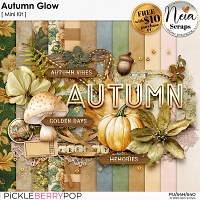 *FREE with your $10 Purchase* Autumn Glow - Mini Kit - by Neia Scraps
