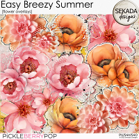 Easy Breezy Summer [flower overlays] by Sekada Design