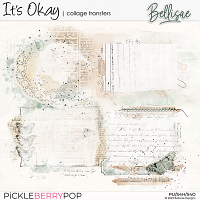 IT'S OKAY | collage transfers by Bellisae