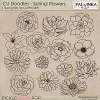 CU Doodles - Spring Flowers