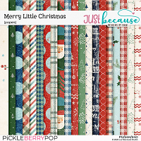 Merry Little Christmas Papers by JB Studio