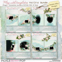 Play With Templates Vol.13-16 Bundle by Jasmin-Olya Designs