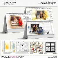 2020 Calendar Table Bundle