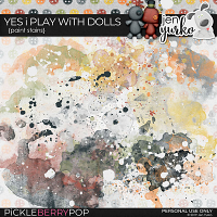 Yes I Play With Dolls: Paint Stains