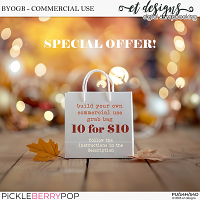 BYOGB 10 for $10 { Commercial Use } by et designs - Black Friday