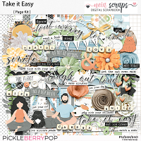 Take it Easy - Page Kit - by Neia Scraps