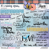 It's Raining Again: WordArt