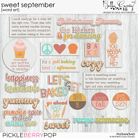 Sweet September Word Art