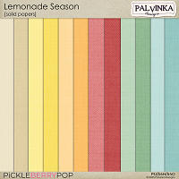 Lemonade Season Solid Papers