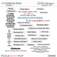 A Christmas Story WordArt