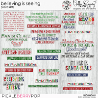 Believing Is Seeing Word Art