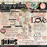 Legacy of Love: WordArt