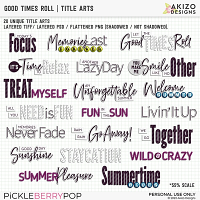 Good Times Roll | Title Arts