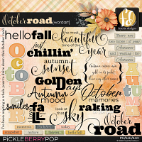 October Road: WordArt