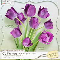 CU Flowers Vol.19 (Jasmin-Olya Designs) - purple tulips