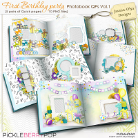 First Birthday Party - Photobook QPs Vol.1 (Jasmin-Olya Designs)